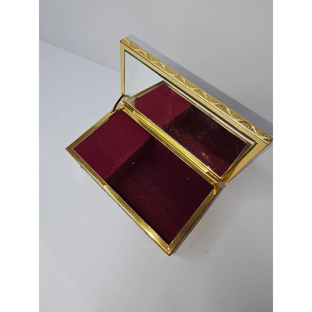 Floral Tapestry Jewelry Box